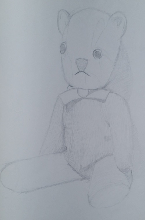 Teddy - Pencil  on Paper (unfinished).jpg